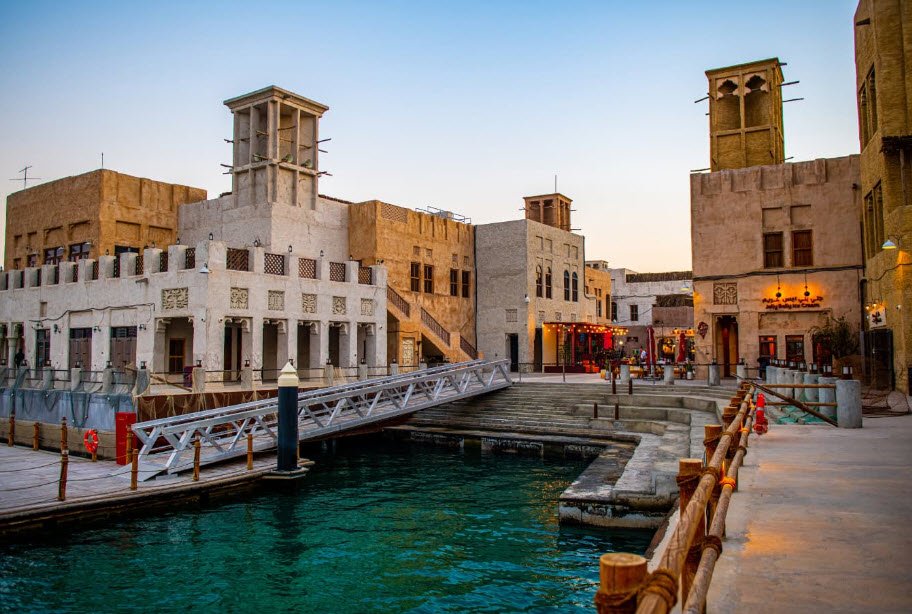 Dubai Creek &amp; Al Fahidi Historical District, Dubai, United Arab Emirates